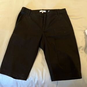 Vince black Bermuda shorts size 6